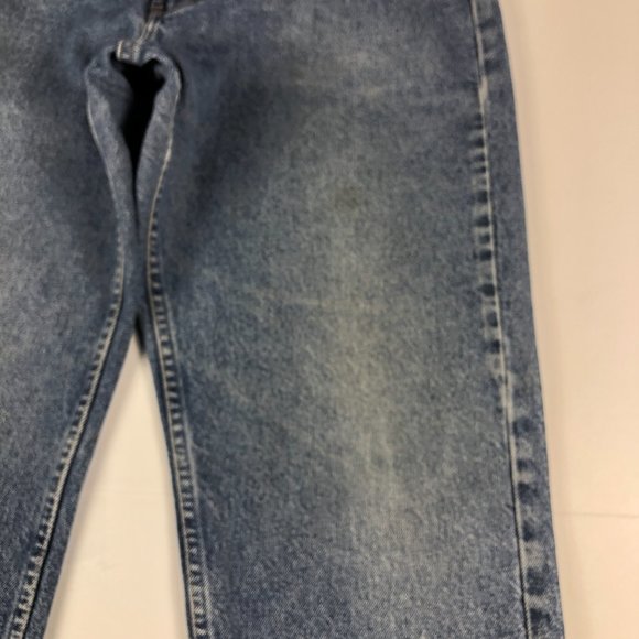 VTG Tommy Hilfiger Jeans Men's 30* Straight Leg Blue Faded Stained Denim Pants - Picture 6 of 16